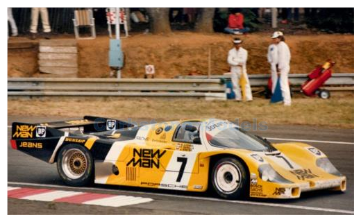 Modelauto 1:43 | Spark 43LM85 | Porsche 956 B | New-Man Joest Racing 1985 #7 - K.Ludwig - L.Krages - P.Barrilla