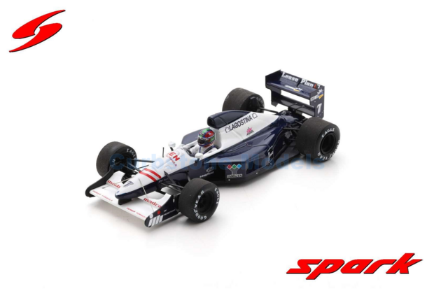 Modelauto 1:43 | Spark S7442 | Brabham BT60B Judd 1992 #7 - E.Van der Poele