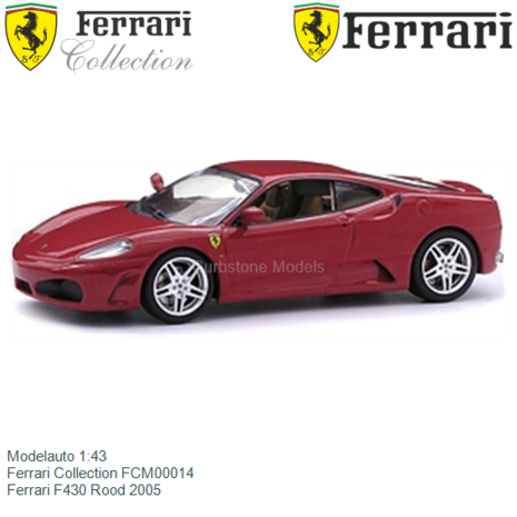 Modelauto 1:43 | Ferrari Collection FCM00014 | Ferrari F430 Rood 2005