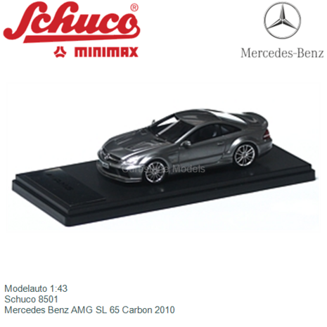 Modelauto 1:43 | Schuco 8501 | Mercedes Benz AMG SL 65 Carbon 2010