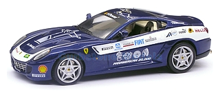 Modelauto 1:43 | Ferrari Collection FCM00074 | Ferrari F599 GTB Blauw 2006