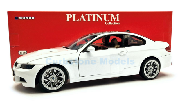 Modelauto 1:18 | Mondo Motors 50045W | BMW M3 Wit 2008