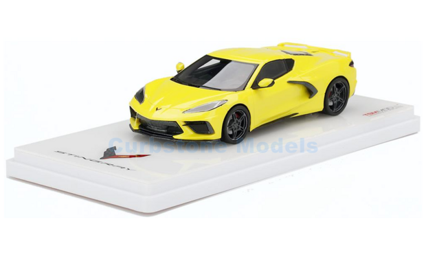 Modelauto 1:43 | TSM TSM430496 | Chevrolet Corvette Stringray C8 Accelerate Yellow 2020