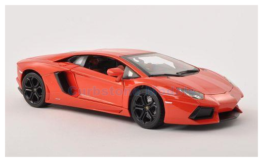 Modelauto 1:18 | Bburago 18-11033ORANGE | Lamborghini Aventador LP700-4 Metallic Dark Orange 2011