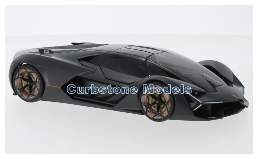 Modelauto 1:24 | Bburago 18-21094GREY | Lamborghini Terzo Millennio Matt Dark Metallic Black 2019