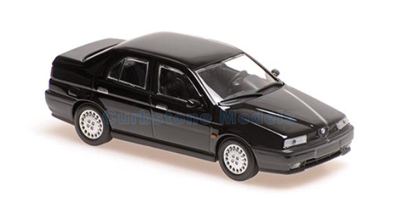 Modelauto 1:43 | Minichamps 940120401 | Alfa Romeo 155 Zwart 1992