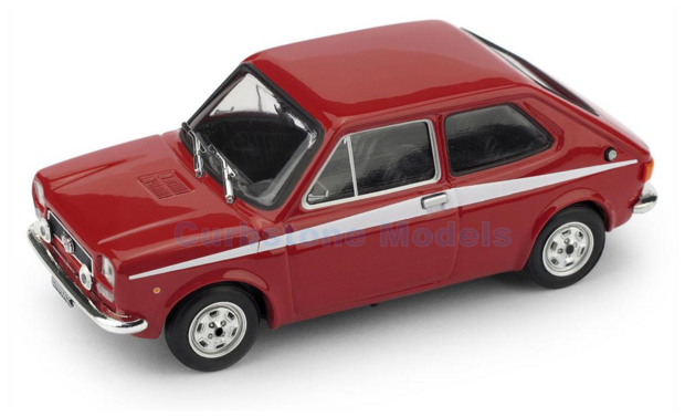 Modelauto 1:43 | Brumm R644-01 | Fiat Giannini 127 NP Rood 1971