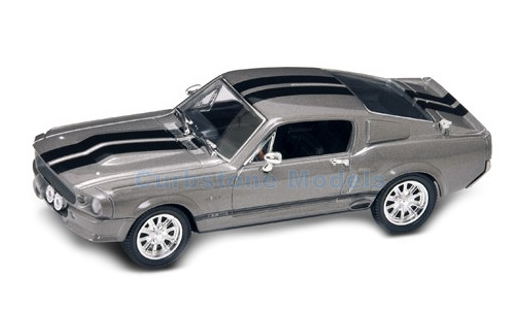 Modelauto 1:43 | YatMing 43202S | Shelby GT500 Eleanor Grijs / Zwart 1969