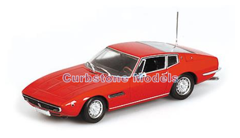 Modelauto 1:87 | Minichamps 870123020 | Maserati Ghibli Coupe Rood 1969