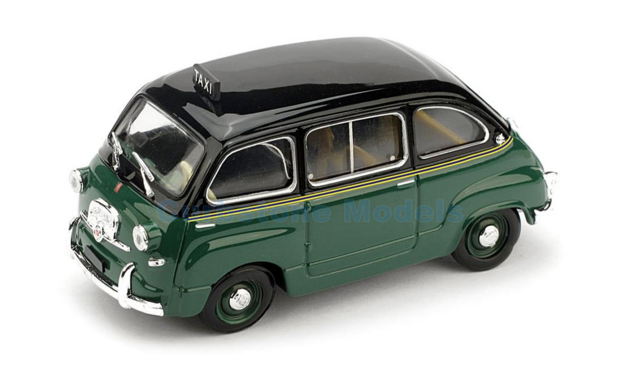 Modelauto 1:43 | Brumm R251B | Fiat 600 Multipla Taxi de Torina 1956