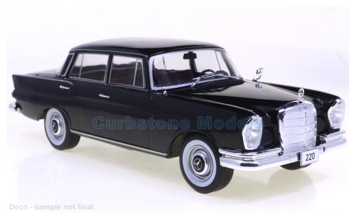 Modelauto 1:24 | Whitebox 124210 | Mercedes Benz 220  W11 Black 1959