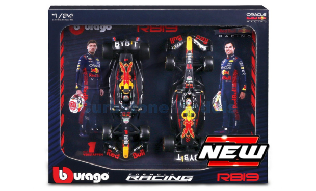 Modelauto 1:24 | Bburago 18-28061 | Oracle Red Bull Racing RB19 2023 - J.Verstappen - S.Pérez