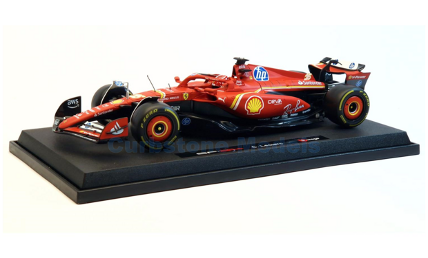 Modelauto 1:18 | Bburago 18-16815LM | Scuderia Ferrari SF-24 2024 #16 - C.Leclerc