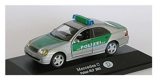 Modelauto 1:43 | Cararama CAR003 | Mercedes Benz C Klasse Zilver / Groen