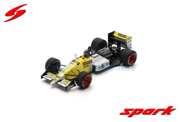 Modelauto 1:43 | Spark S7209 | Eurobrun ER188 1988 #32 - O.Larrauri