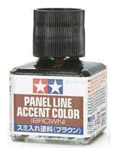  | Tamiya 87132 | Airbrush Panel Line Accent Brown