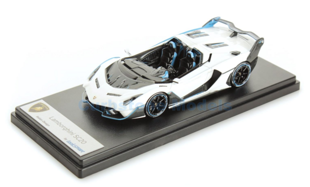 Modelauto 1:43 | Looksmart LS518 | Lamborghini SC20 Wit 2020