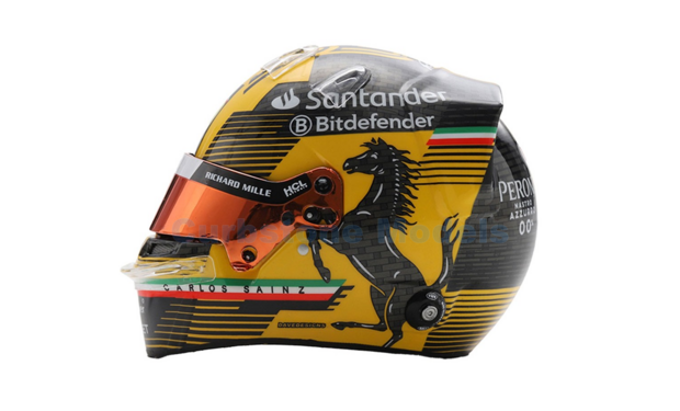 Helm 1:5 | Looksmart LSHEL005 | Bell Helmet | Scuderia Ferrari 2024 #55 - C.Sainz