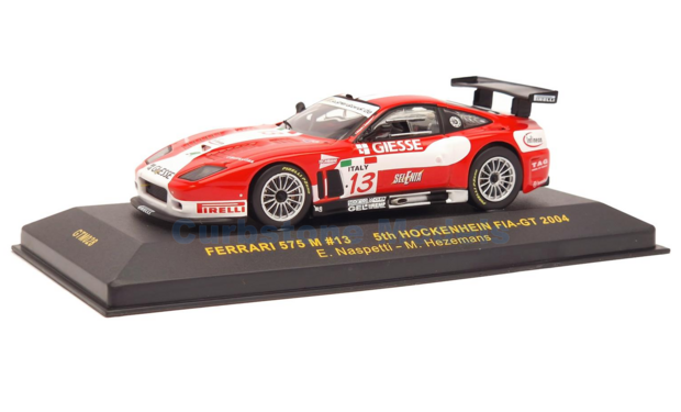 Modelauto 1:43 | IXO-Models GTM028 | Ferrari 575 M 2004 #13 - M.Hezemans - E.Naspetti