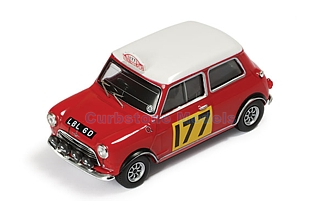 Modelauto 1:43 | IXO-Models RAC086 | BMC Cooper S 1967 #177 - R.Aaltonen - H.Liddon