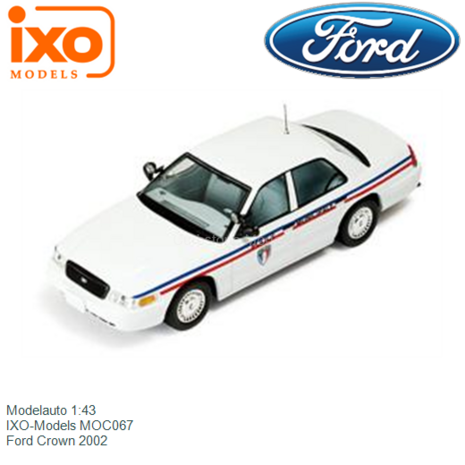 Modelauto 1:43 | IXO-Models MOC067 | Ford Crown 2002