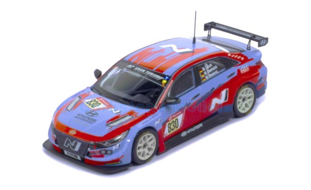 Modelauto 1:43 | IXO-Models GTM159 | Hyundai Motorsport N Elantra N TCR 2021 #830 - M.Basseng - M.Lauck - M.Oestreich