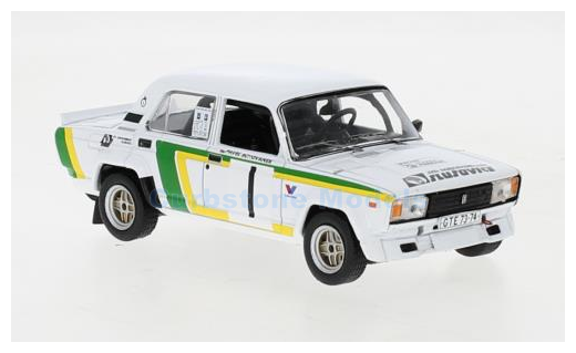 Modelauto 1:43 | IXO-Models RAC421.22 | Lada 2105 VFTS | AMK JZD Slušovice 1988 #1 - V.Blahna - P.Schovanek