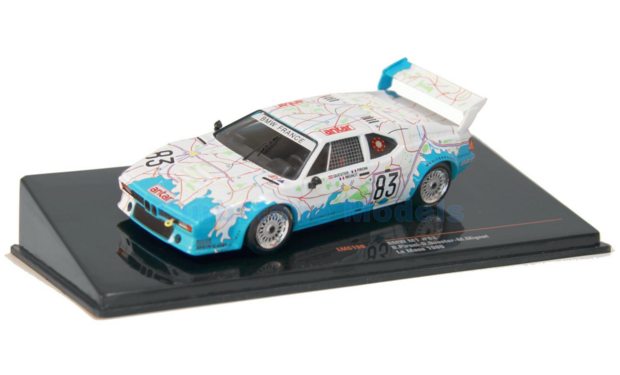 Modelauto 1:43 | IXO-Models LMC159 | BMW France M1 3.5 IMSA 1980 #83 - D.Quester - D.Pironi - M.Mignot