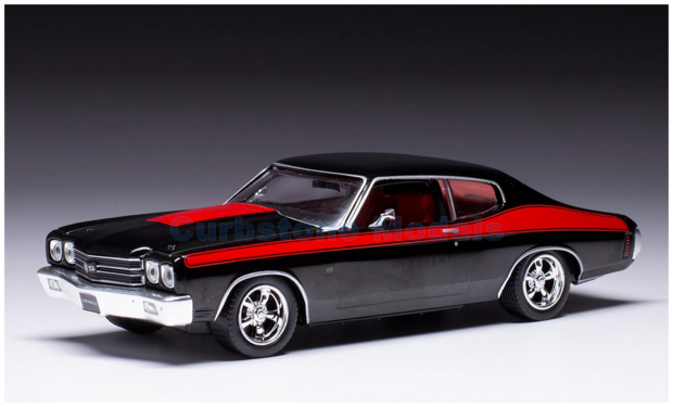 Modelauto 1:43 | IXO-Models CLC477N.22 | Chevrolet Chevelle SS Black 1970