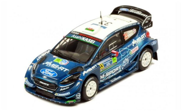 Modelauto 1:43 | IXO-Models RAM710 | Ford Fiesta WRC | M-Sport WRT 2019 #33 - E.Evans - S.Martin