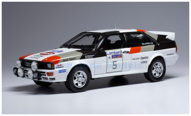 Modelauto 1:24 | IXO-Models 24RAL010B | Audi Sport Quattro A1 1982 #5 - M.Mouton - F.Pons