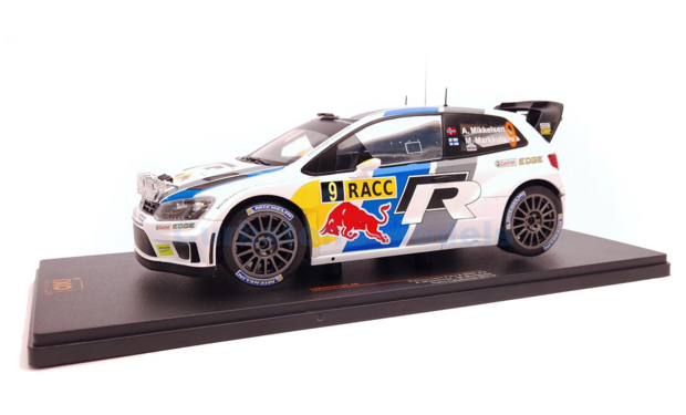 Modelauto 1:18 | IXO-Models 18RMC070C.20 | Volkswagen Polo R WRC 2013 #9 - M.Markkula - A.Mikkelsen