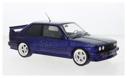 Modelauto 1:18 | IXO-Models 18CMC122.22 | BMW M3 E30 Donker Blauw metallic 1989