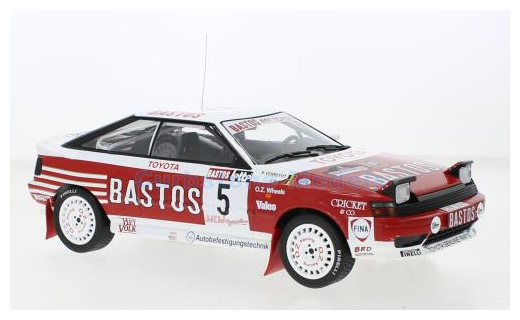 Modelauto 1:18 | IXO-Models 18RMC119.22 | Toyota Celica GT-Four ST165 BASTOS 1990 - R.Verreydt - G.Biar 