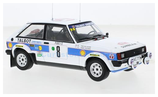 Modelauto 1:24 | IXO-Models 24RAL023B | Talbot Sunbeam Lotus 1981 #8 - H.Toivonen - F.Gallagher