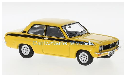 Modelauto 1:43 | IXO-Models CLC418N | Opel Ascona A Tuning Dark Yellow and black 1973