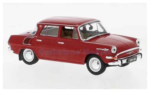 Modelauto 1:43 | IXO-Models CLC439N.22 | Skoda 1000 MB Dark Red 1968