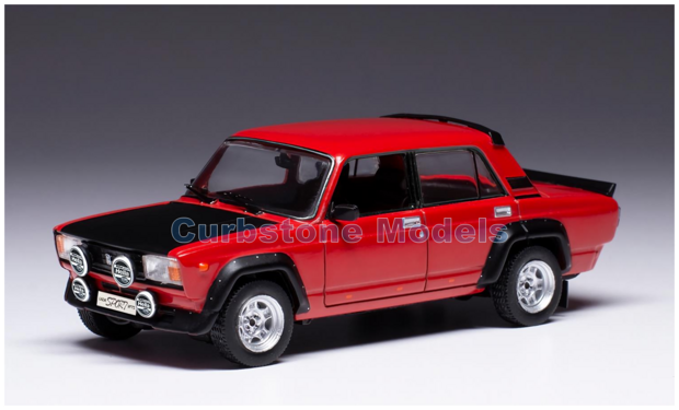 Modelauto 1:43 | IXO-Models CLC480N.22 | Lada 2105 VFTS Red and black 1983