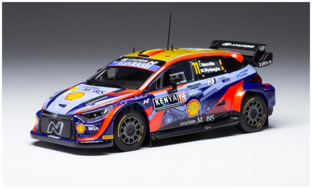 Modelauto 1:43 | IXO-Models RAM855.22 | Hyundai Mobis WRT i20 N Rally1 2022 #11 - T.Neuville - M.Wydaeghe