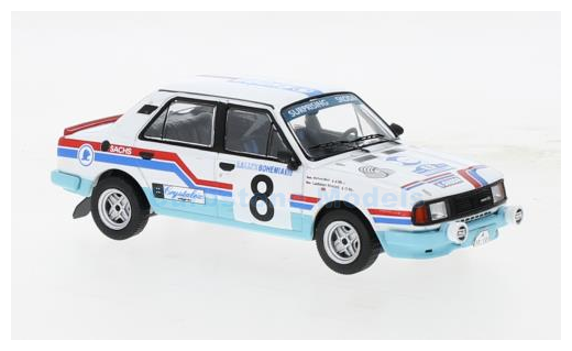 Modelauto 1:43 | IXO-Models RAC408A.22 | Skoda 130L 1988 #8 - L.Krecek - B.Motl