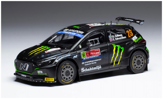 Modelauto 1:43 | IXO-Models RAM852.22 | Hyundai i20 N Rally2 2021 #23 - E.Edmondson - O.Solberg