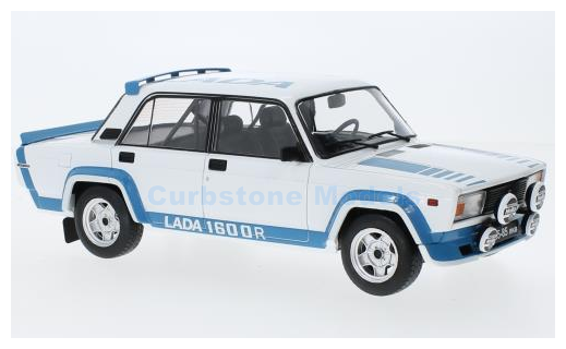 Modelauto 1:18 | IXO-Models 18CMC144.22 | Lada 2105 VFTS White and Blue 1983