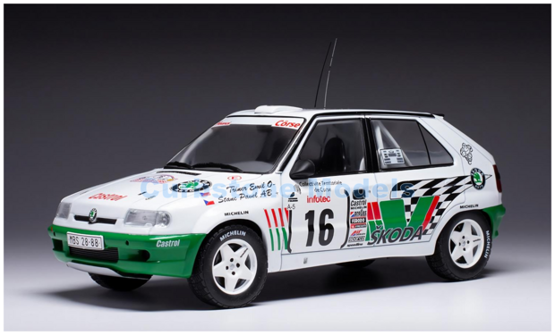 Modelauto 1:18 | IXO-Models 18RMC149A.22 | Skoda Felcia Kit Car 1995 #16 - E.Triner  - P.Stanc 