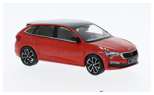 Modelauto 1:43 | IXO-Models CLC527N.22 | Skoda Scala Red 2019