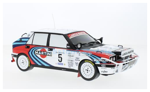 Modelauto 1:18 | IXO-Models 18RMC139C.22 | Lancia Martini Racing Delta Integrale 16V 1990 #5 - J.Kankkunen - J.Piironen