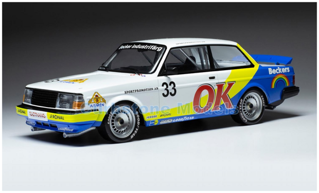 Modelauto 1:18 | IXO-Models 18RMC105B.22 | Volvo 240 Turbo 1985 #33 - P.Andersson - G.Petersson