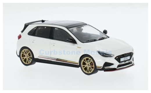 Modelauto 1:43 | IXO-Models MOC336.22 | Hyundai i30 N Drive-N Metallic White 2022