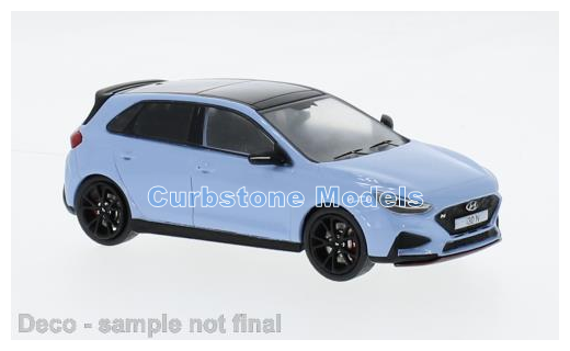 Modelauto 1:43 | IXO-Models MOC335.22 | Hyundai i30 N Bright Blue 2022