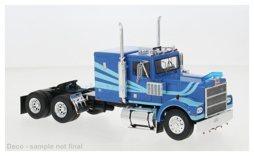 Vrachtwagen 1:43 | IXO-Models TR216.22 | Marmon CHDT Blue 1980