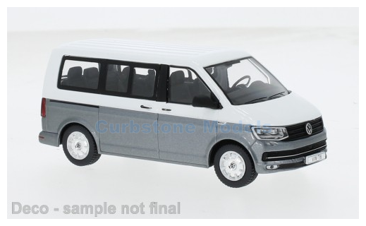 Modelauto 1:43 | IXO-Models CLC595N.22 | Volkswagen T6 Multivan White and Grey 2017